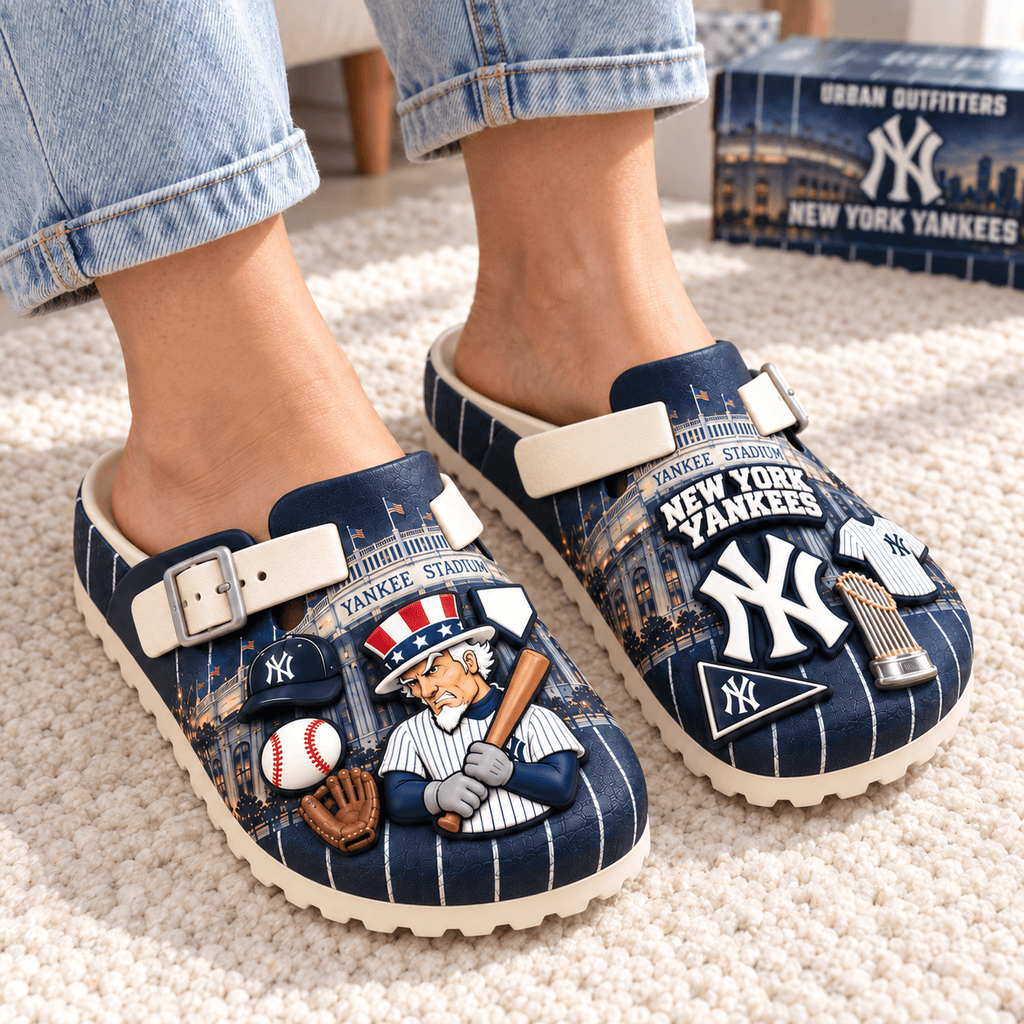 Premium NYY Signature Buckle Clogs NTVA