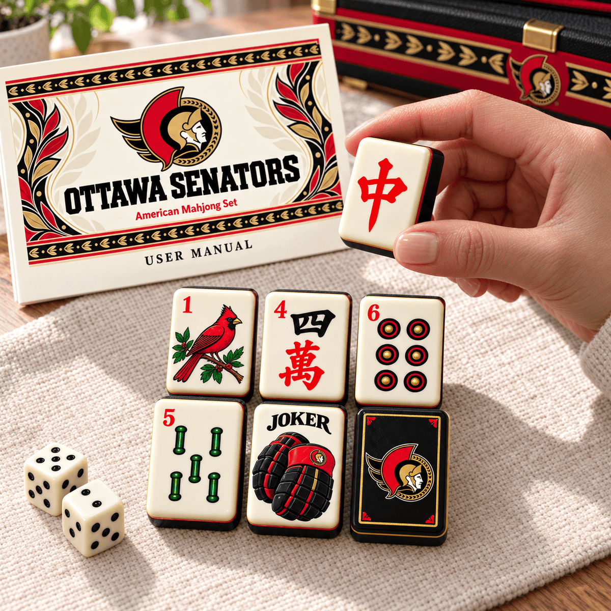 Premium OSHK Mahjong Tiles Set TTMH