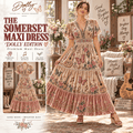 DLPT Premium Embroidered Velvet Maxi Dress PTKL