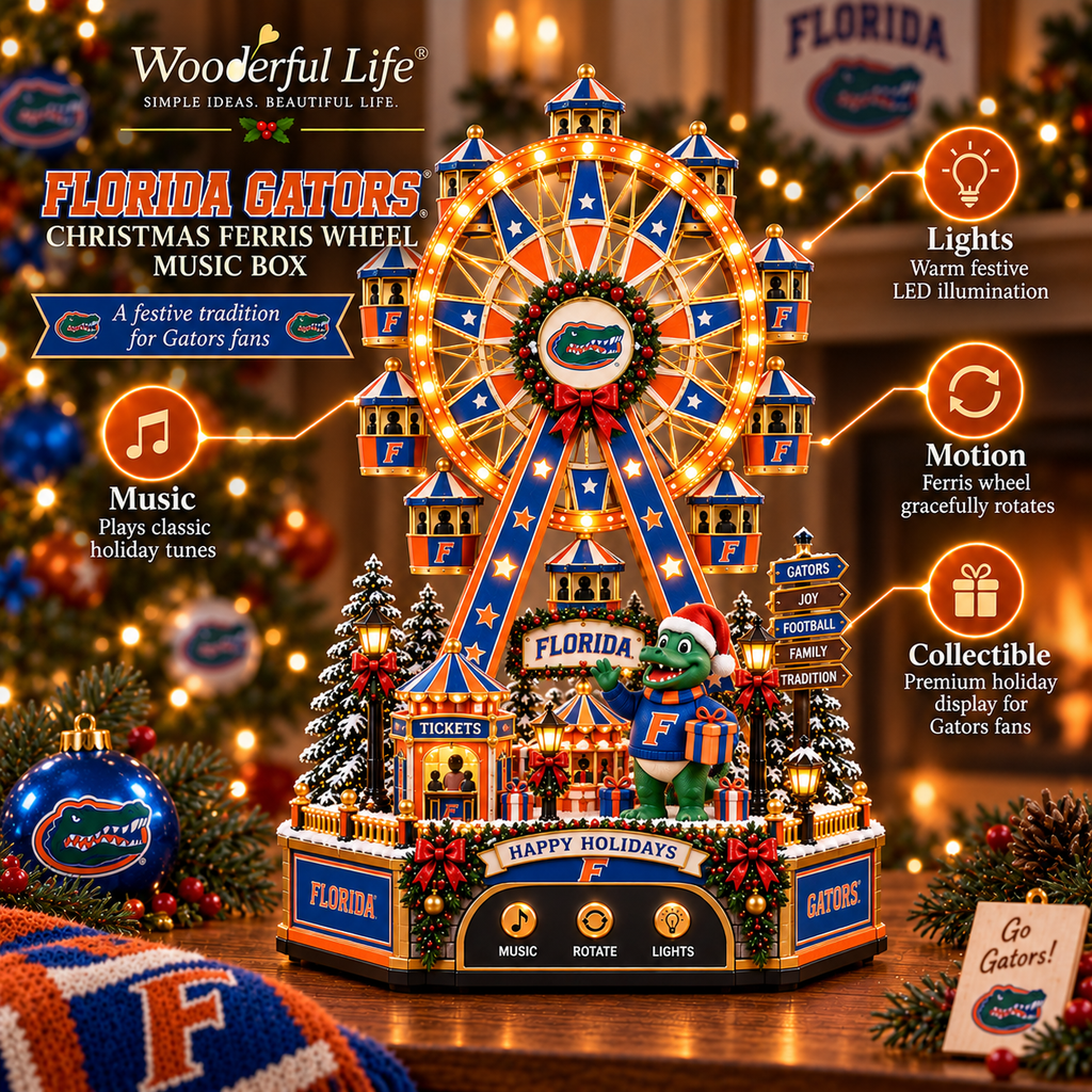 FGT Premium Christmas Carousel Music Box BMD