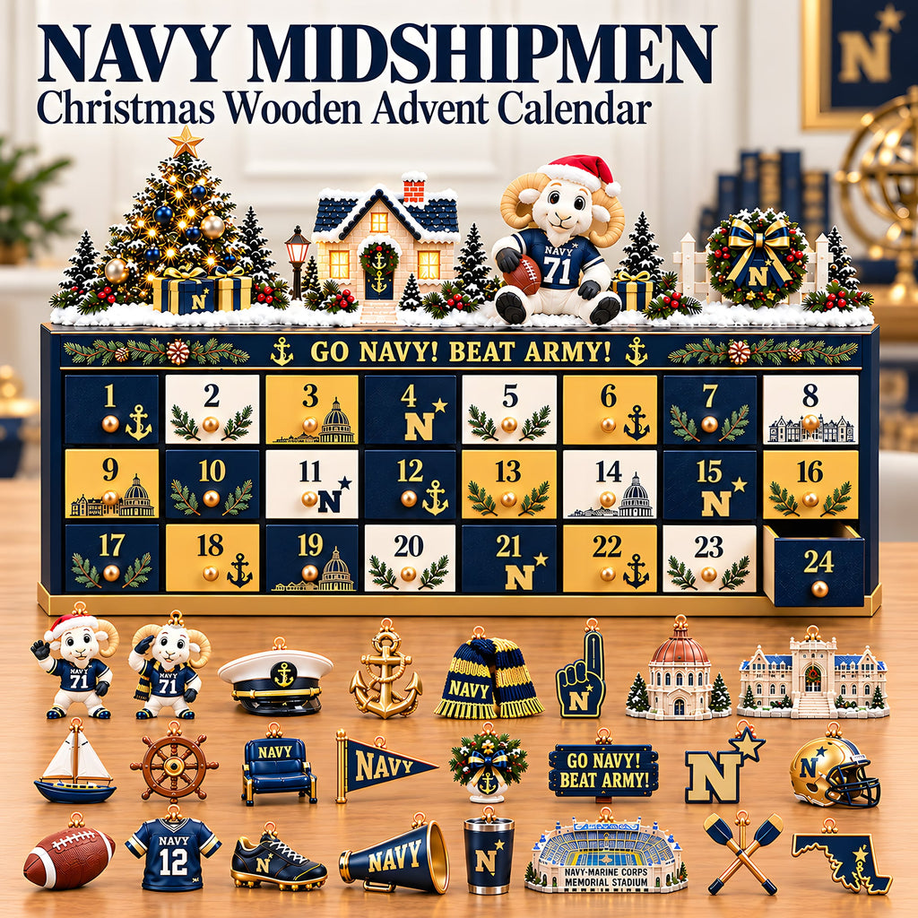 Premium NMSM Christmas Wooden Advent Calendar PVNA