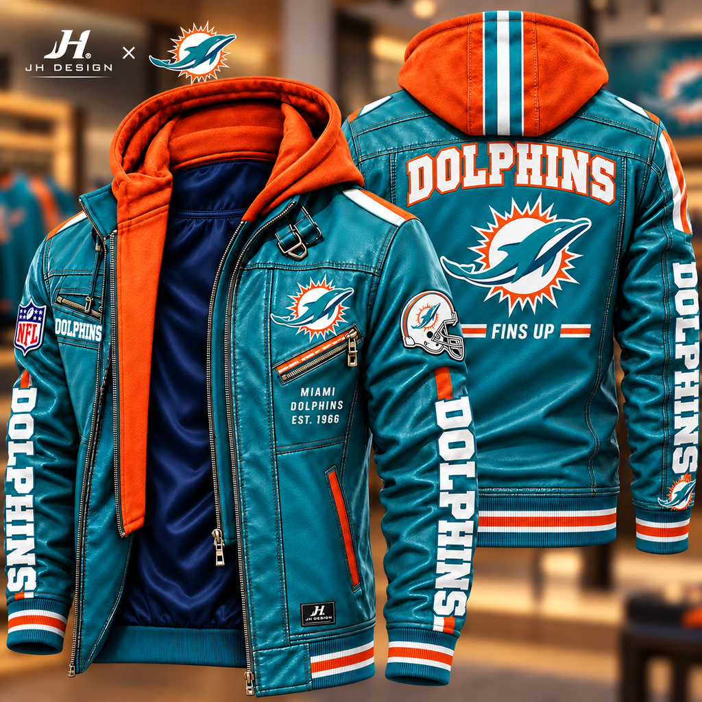 MDP Hooded Leather-Look Bomber Jacket – PNPA