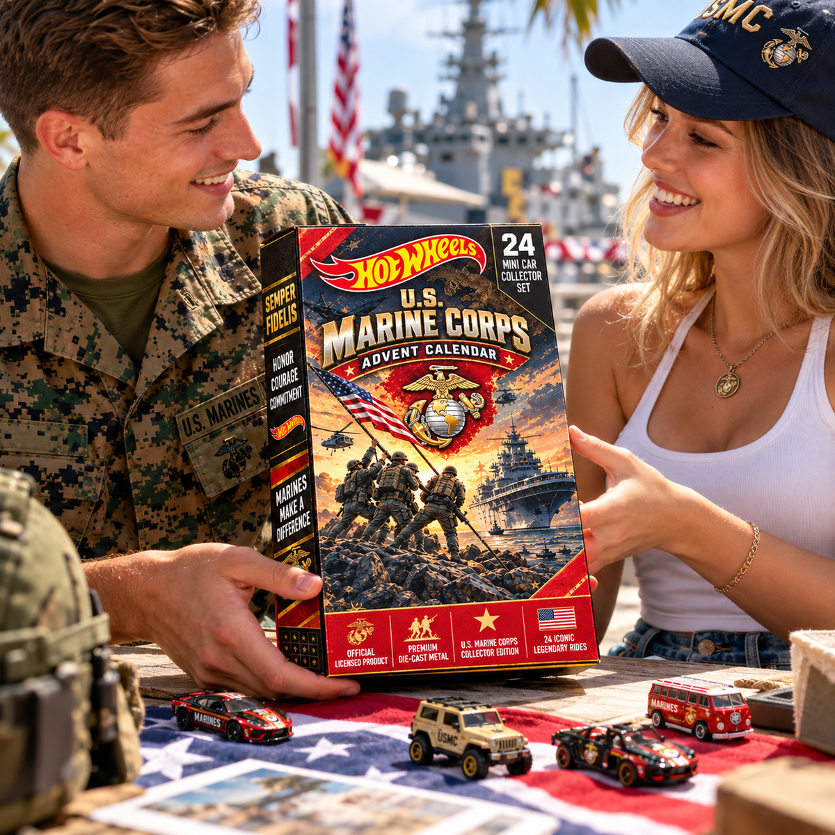 USMC Premium Mini Car Advent Calendar NTNA
