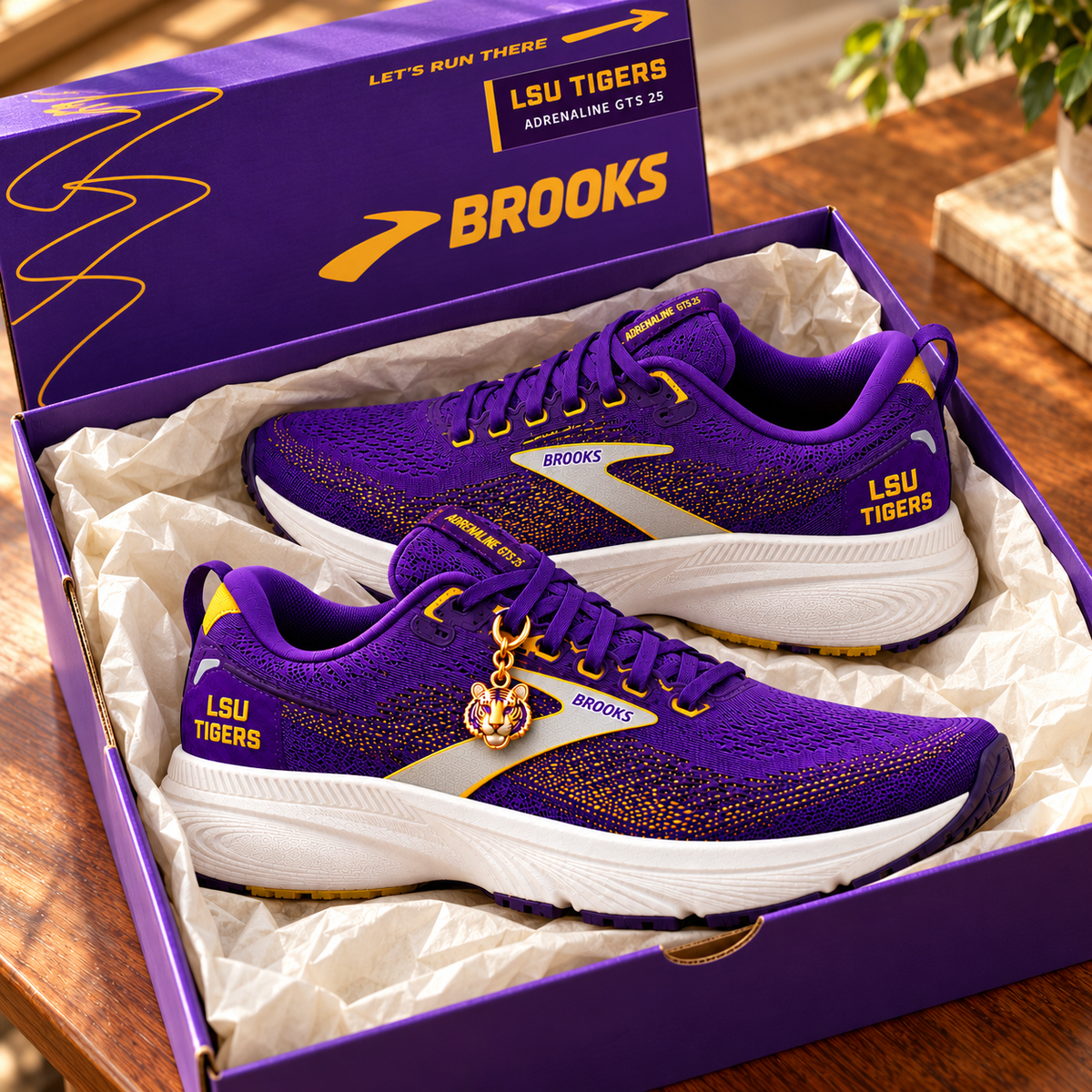 LSU Premium Unisex Charm Sneakers NHVH