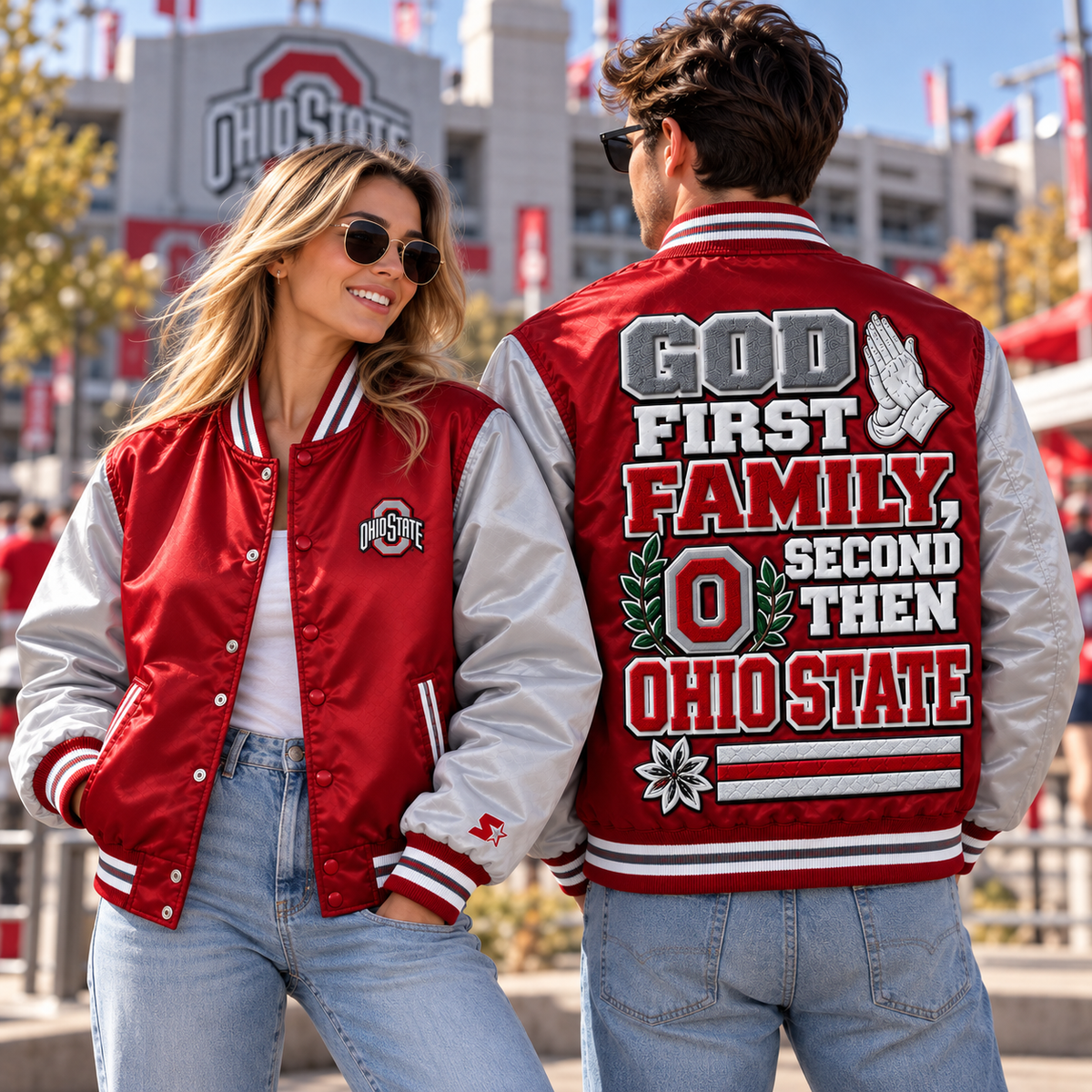 OSB Premium Varsity Bomber Jacket BMD