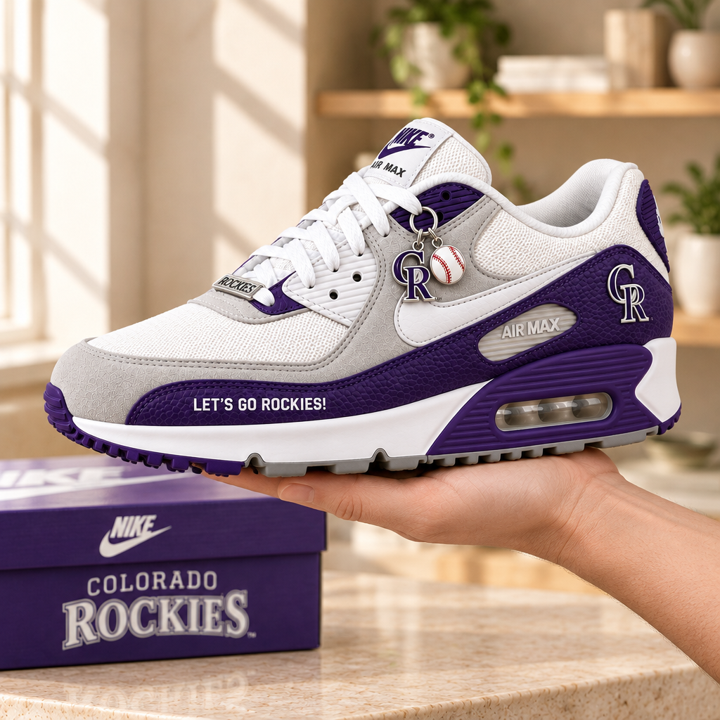 Colorado Rockies Premium Low-Top Sneakers