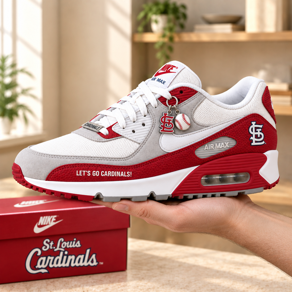 St Louis Cardinals Premium Low-Top Sneakers