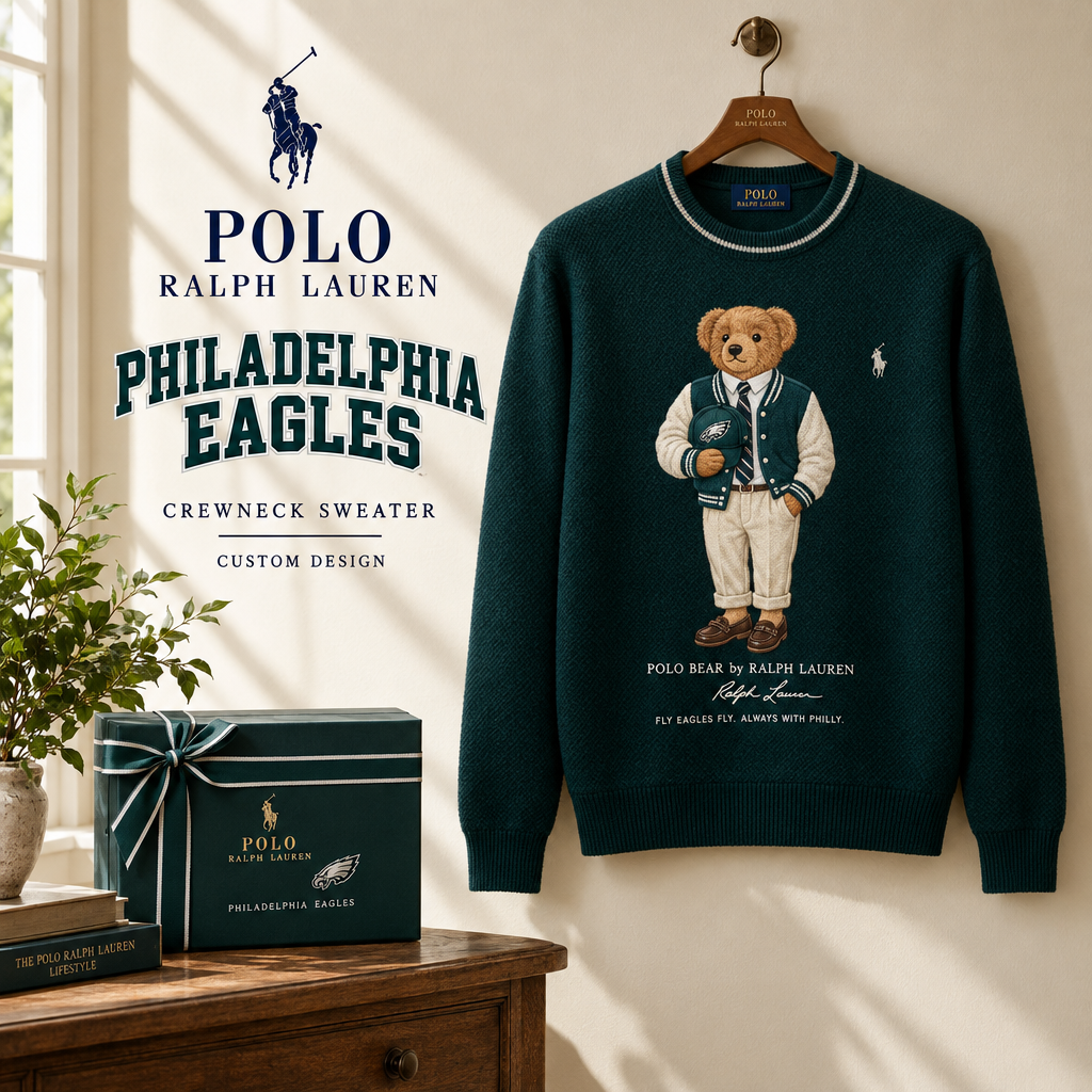 Philadelphia Eagles Premium Crewneck Sweater