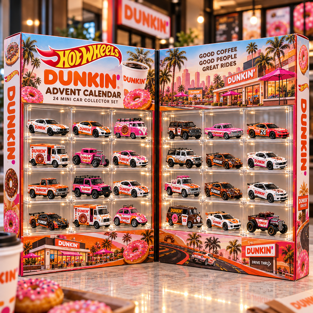 DKDN Premium Mini Car Advent Calendar PDL