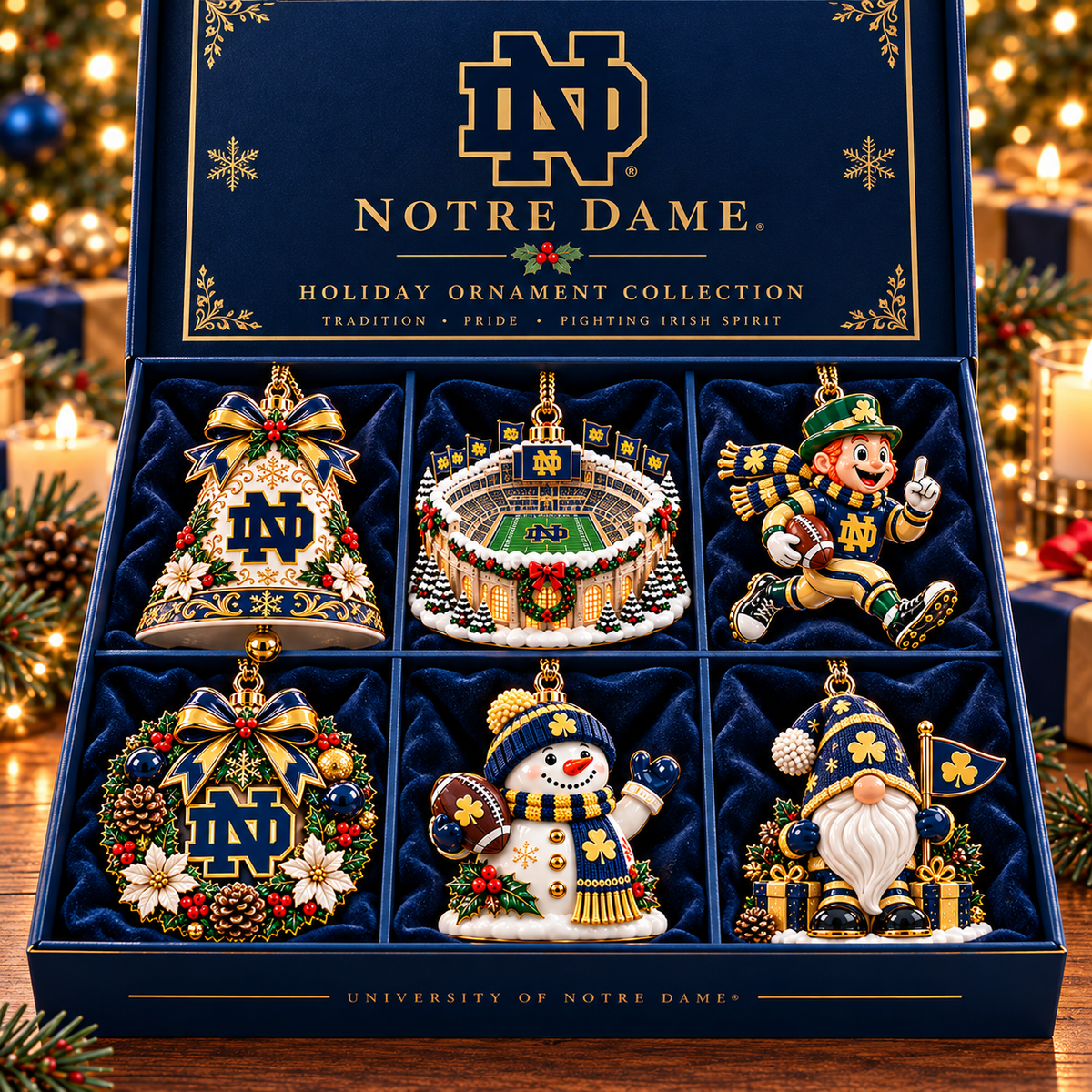 NDFI Premium Christmas Tree Ornament Set BMD