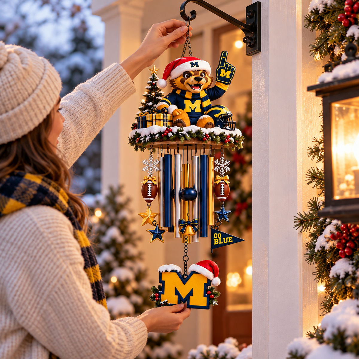 MWR Christmas Wind Chime With Charm TNSM