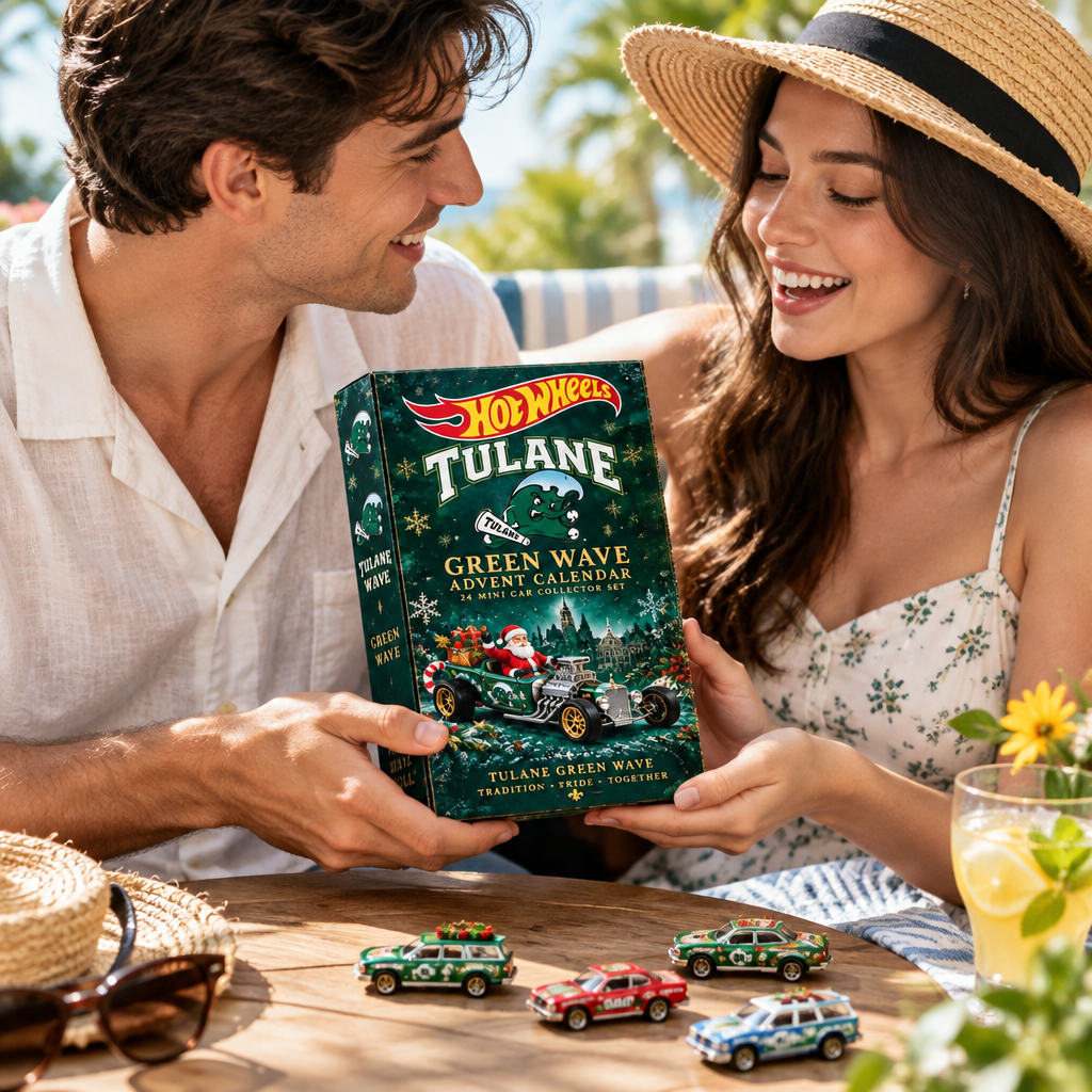 Tulane Green Wave Premium Mini Car Advent Calendar