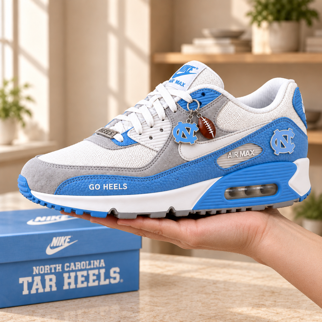 North Carolina Tar Heels Premium Low-Top Sneakers