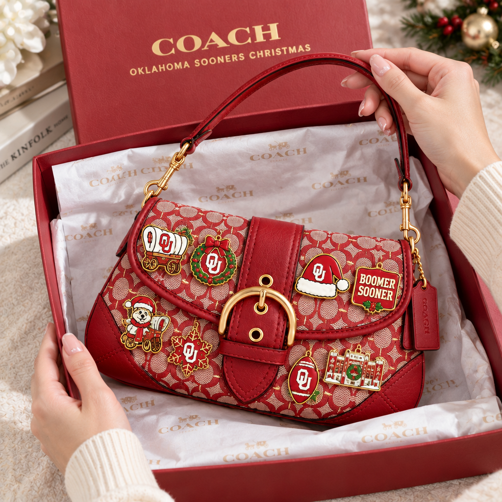 Oklahoma Sooners Soho Bag With Charm