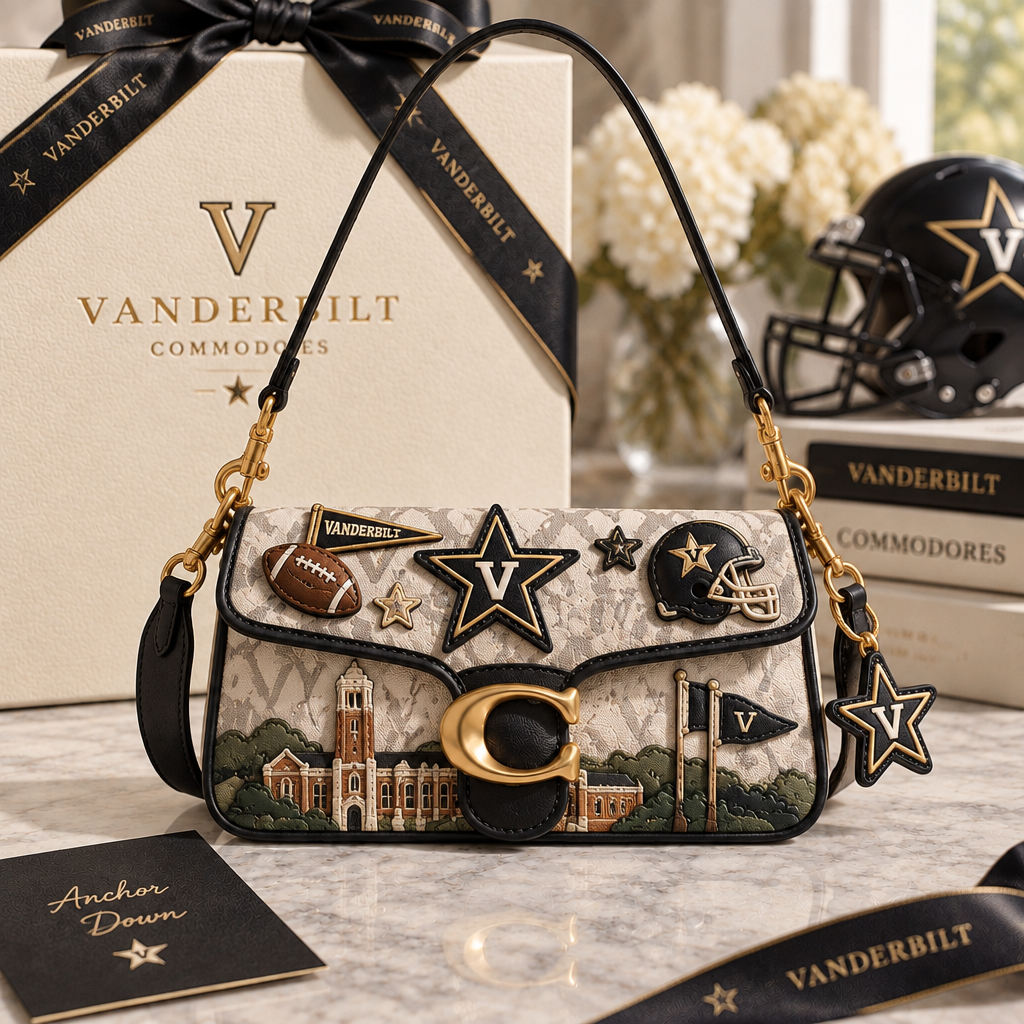 Vanderbilt Commodores Coach Shoulder Cross With Charm