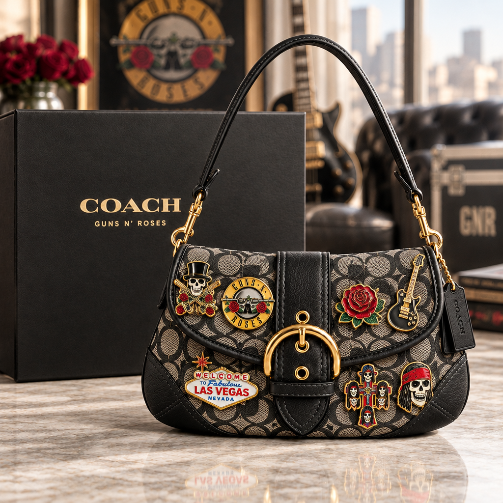Guns N Roses Soho Bag With Charm