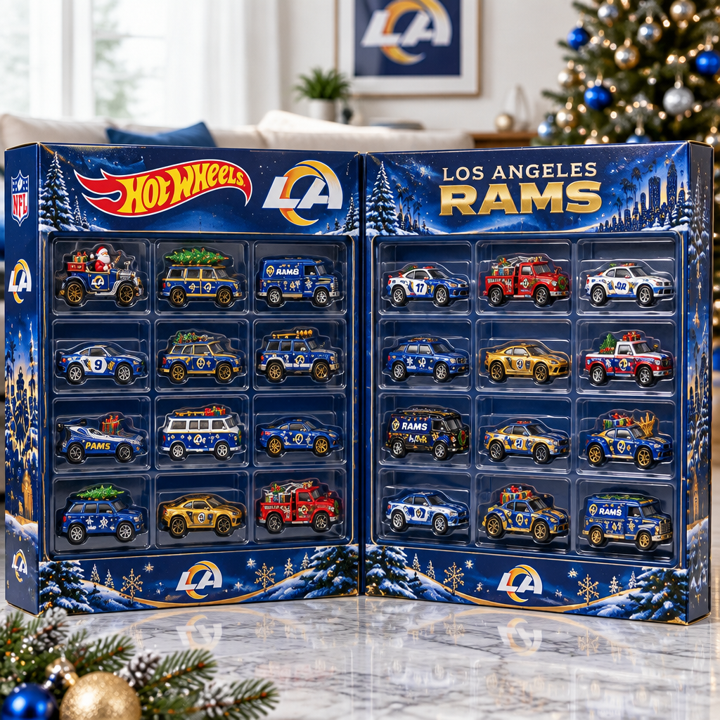 Los Angeles Rams Premium Mini Car Advent Calendar