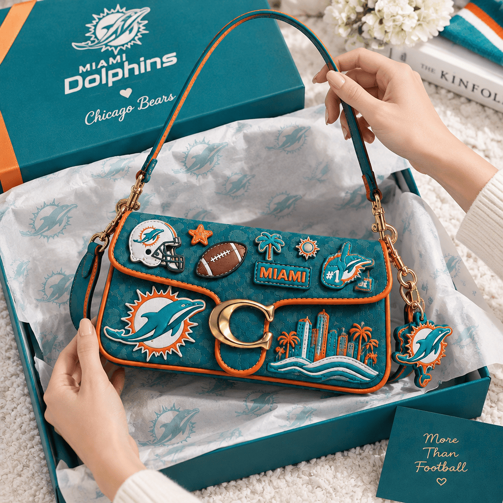 Premium MDP Coach Shoulder Cross With Charm LNTH
