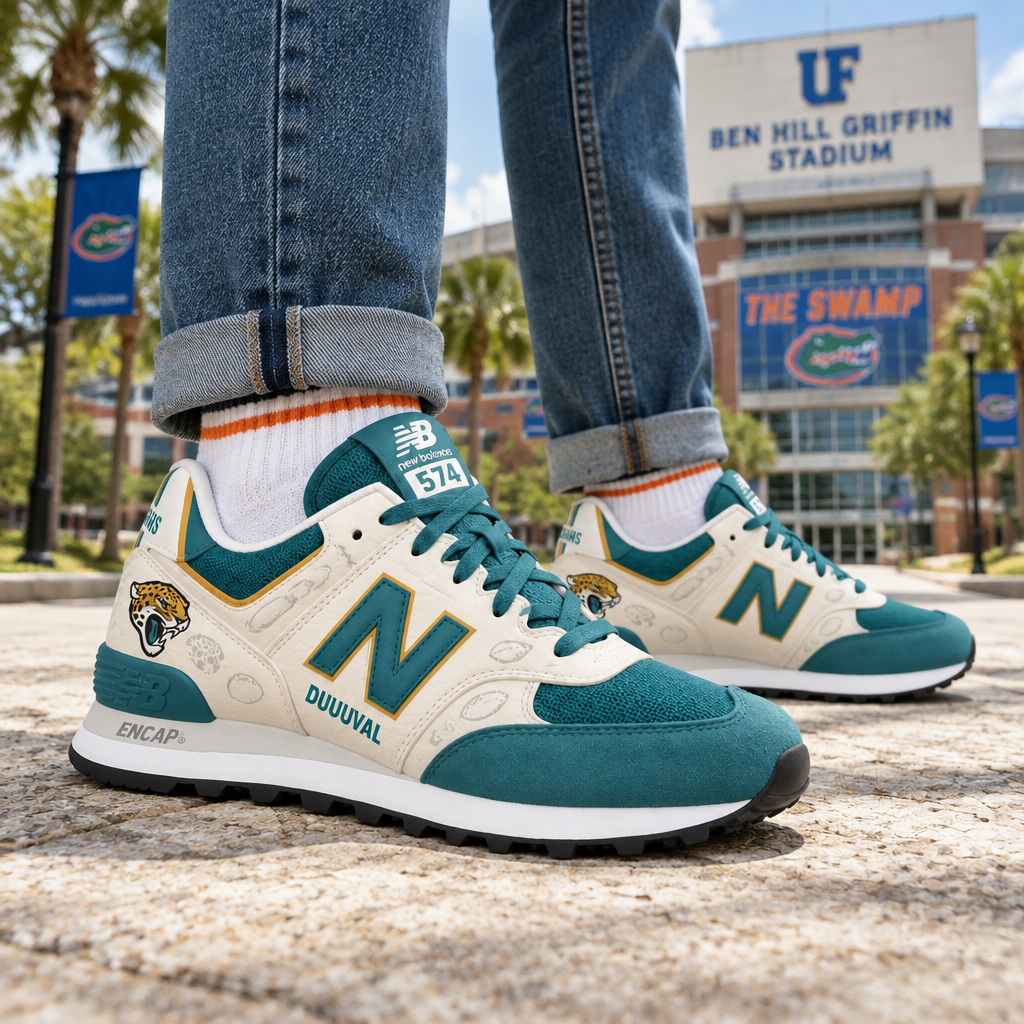 Jacksonville Jaguars NB 574 SNEAKER